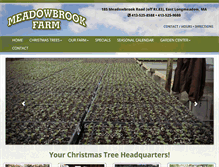 Tablet Screenshot of meadowbrookfarmma.com